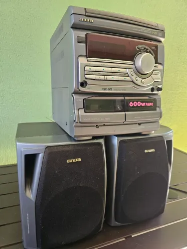 Aparelho de som 3 em 1 aiwa