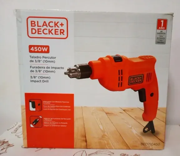 FURADEIRA BLACK+DECKER 450W NOVA