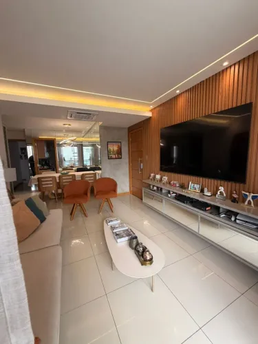 VENDO APTO ED AMALFI 110m² COM 3 SUÍTES E 2 VAGAS - BATISTA CAMPOS