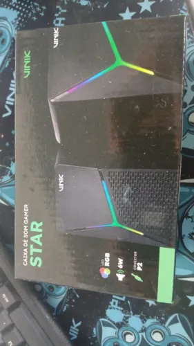 Caixa de Som Gamer Vinik Star 6W RGB