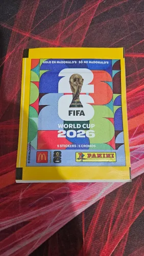 Kit 5 Pacote de Figurinha Copa do Mundo 2026 McDonald's