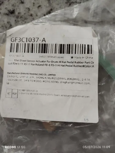 Sensor hi hat roland