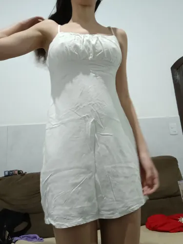 VESTIDO BRANCO, TAMANHO P