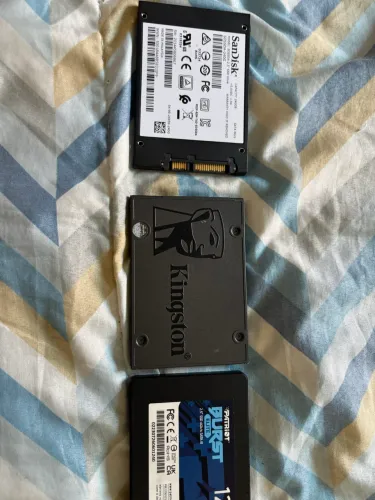 Kit SSDs Variados (SanDisk, Kingston, Patriot, Lite-On) - Funcionando