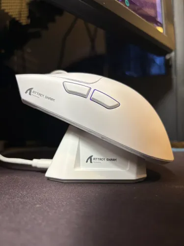 Mouse Gamer Sem Fio Attack Shark X11