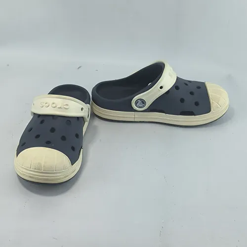 Crocs Bump it Clog tamanho 29/30 azul e branco