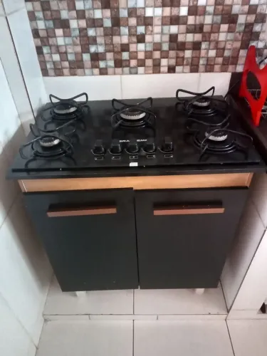 *VENDO Cooktop Brastemp 5 Bocas - Vidro Preto BDD75AE*