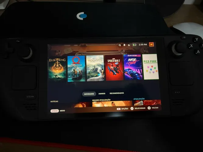 Steam Deck 1TB + 512GB novo