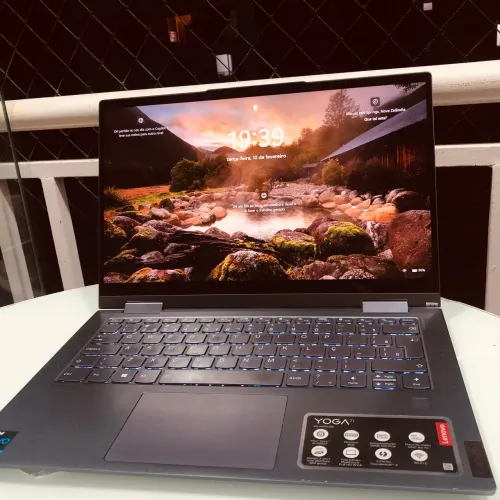 Notebook Lenovo Yoga 2x1 Slim 7i Intel Core i5 8gb RAM 512gb SSD Windows 11 Tela 14 Touch