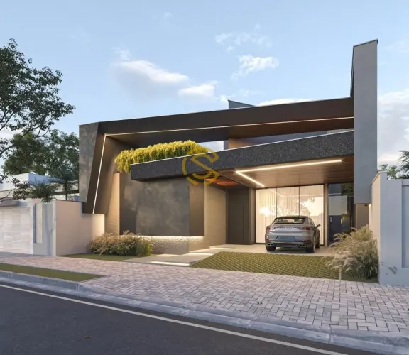Casa Térrea para Venda em Cascavel, Tropical II, 3 dormitórios, 3 suítes, 3 banheiros, 4 v