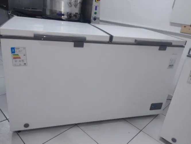 2 Freezers POR APENAS R$ 4,850,00 Midea 509L Horizontais - (Menos De 2 Anos) POSSUO NF