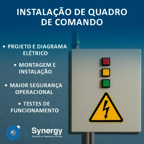 Instalação de Quadro de Comando 1 Bomba