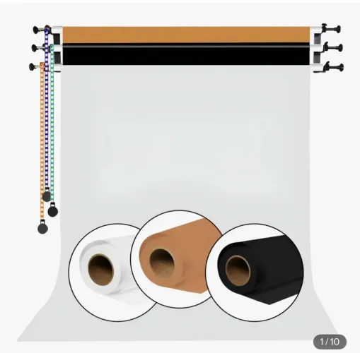 Fundo Fotográfico com 2 Rolos