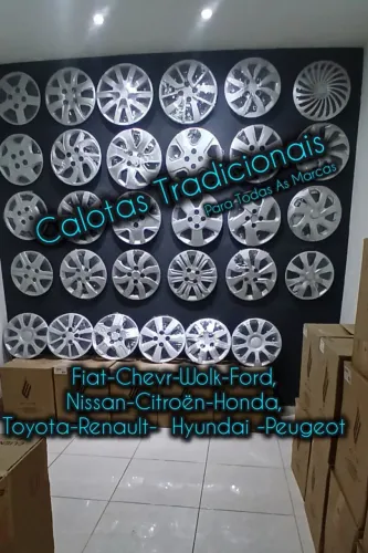 Calotas tradicionais a partir de R$99 aro 13, 14 e 15