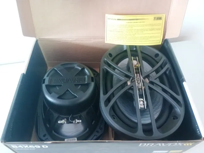 Par de auto falante quadraxial 6x9 Bravox B4x69D