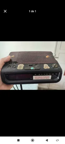 Alarme com rádio funcionando