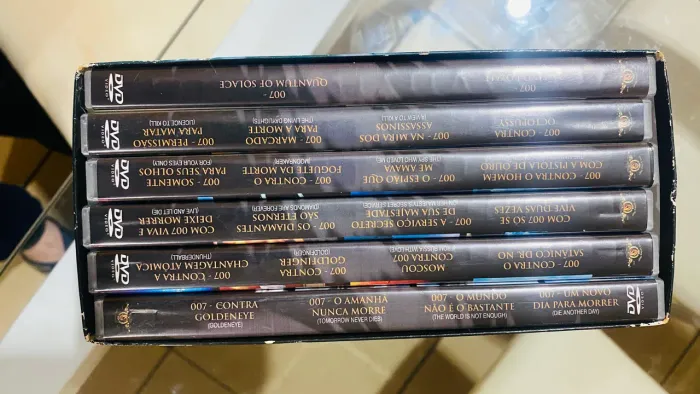 DVDs 007 JAMES BOND EDIÇÃO DE COLECIONADOR 50 Anos