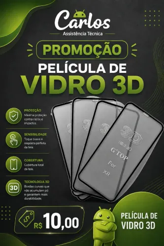 Pélicula de vidro 3D