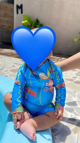 Roupa de banho bebê