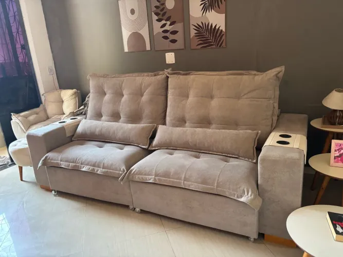Sofá lar shopping novinho