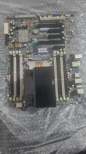 Placa-mãe HP Z420 LGA-2011 647287-001 com dissipador de calor e E5-1620, testada