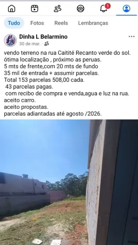 Vendo terreno