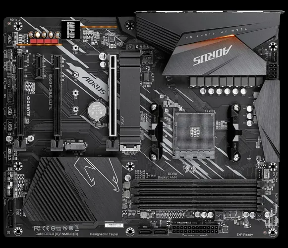 Placa mae b550 aorus elite v2 seminova zerado 