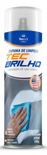 Espuma de limpeza spray Tec Brilho