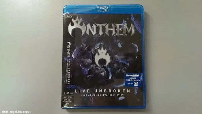 Blu ray Anthem Live Unbroken - Live At Club Citta' 2013.07.27 (Autorado)
