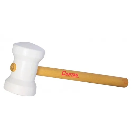 Martelo de Borracha Branco 60mm Cortag 61278