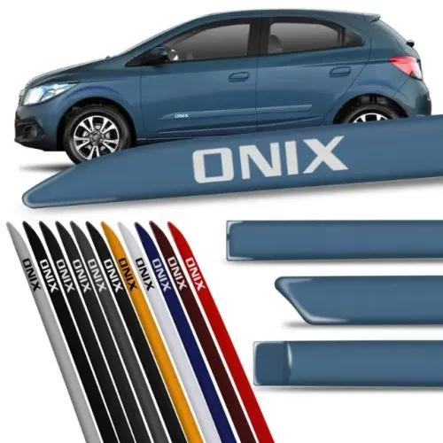 Friso Lateral Gm Onix - Azul / Branco / Cinza / Prata / Preto / Vermelho / Laranja