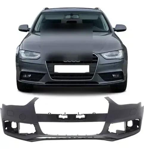 Parachoque Audi A4 2012 à 2015 - Furo Esguicho / Farol Auxiliar / S. Estacionamento - TYG