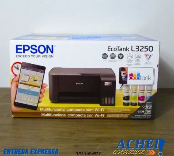 Impressora Multifuncional Epson Tanque de Tinta L3250 - Novo