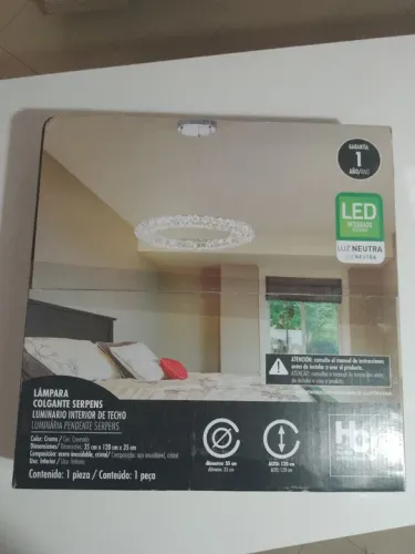 Lustre luminária serpens novo nota fiscal garantia em aço inox e cristal 