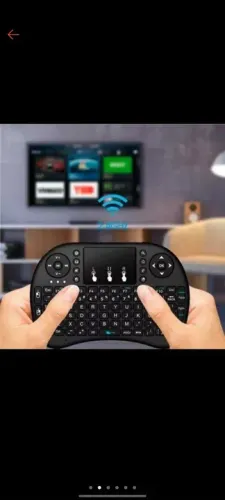NOVO Mini Teclado Sem Fio RGB LED Recarregável Exbom