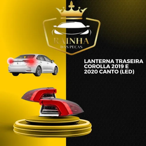 Lanterna Traseira Corolla 2019 e 2020 Canto (Led)