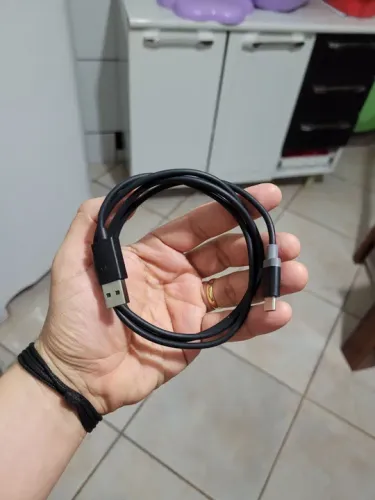 Cabo USB Tipo C Turbo marca HRebos novo em Samambaia Sul 