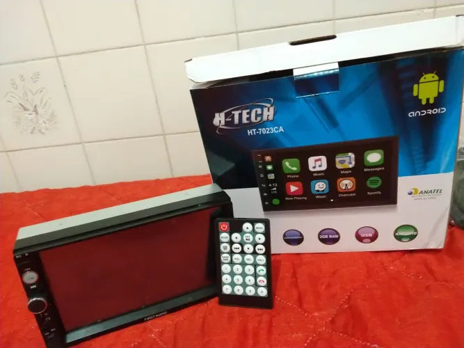 Multimídia 7? Android HT-7023CA para o seu carro