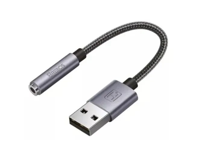 Adaptador Placa De Som Usb P3 (Fone e Microfone) 3.5mm