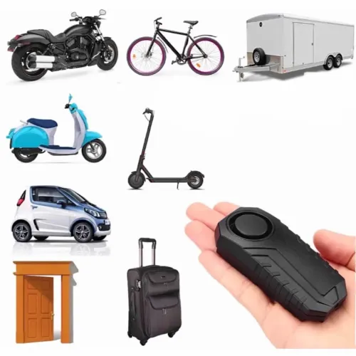Alarme para bicicleta, móveis, janela, porta, moto, patinete etc. dispara quando tocar