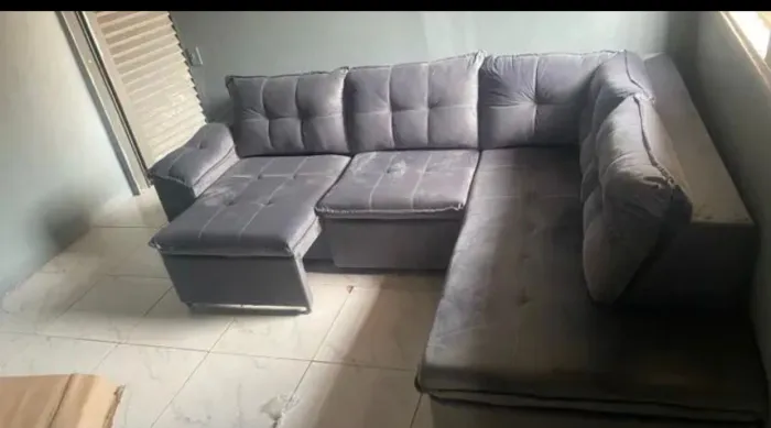 Sofá Stella de canto pronto pronto entrega