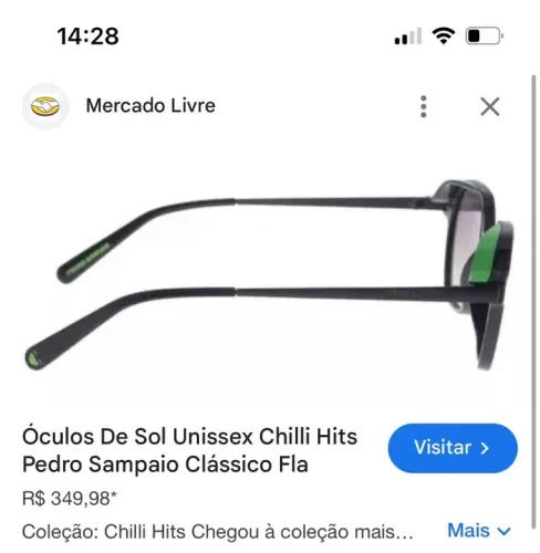 Óculos de Sol Pedro Sampaio chilli beans