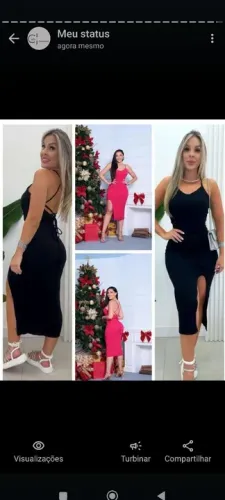 Vestido Vermelho Midi com Fenda para arrasar no natal