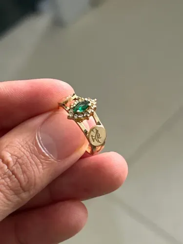 Anel de formatura feminino ouro 18k