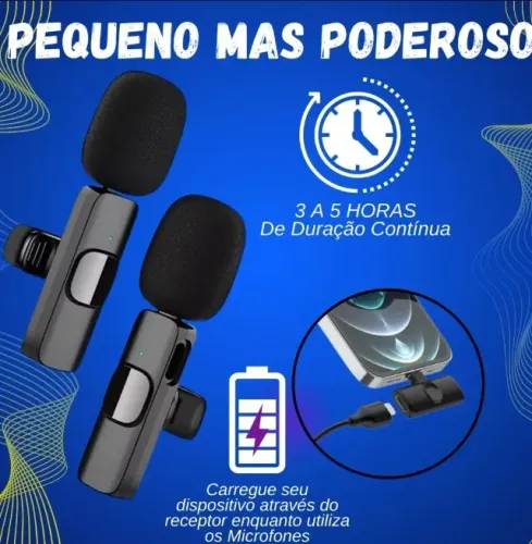 Microfone Lapela Para Iphone 