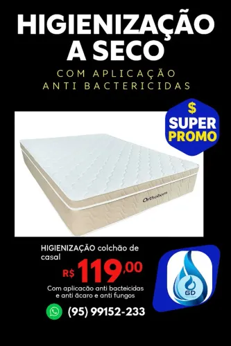 Limpeza de colchão