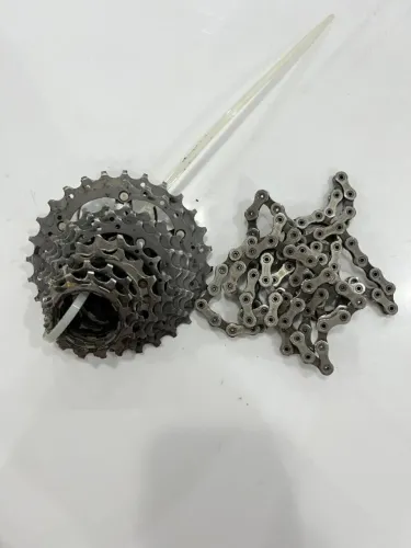 Cassette e Corrente Shimano Dura Ace Titânio R9100 11v 11/28