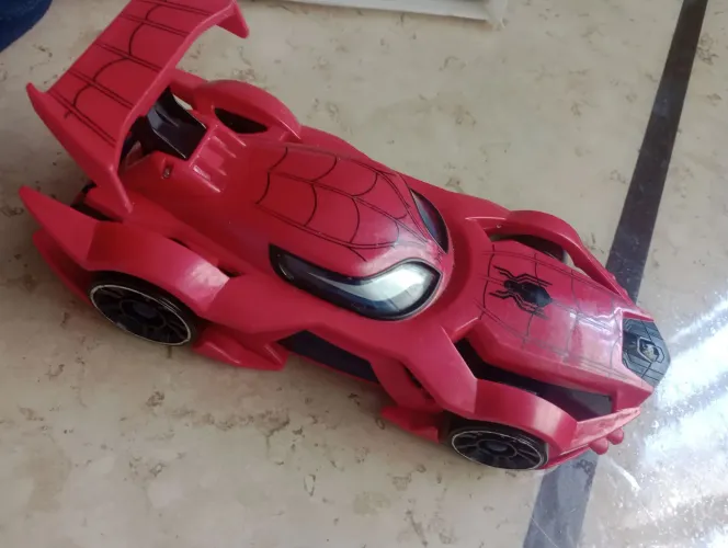 Carro Homen aranha Hot wheels Mattel 