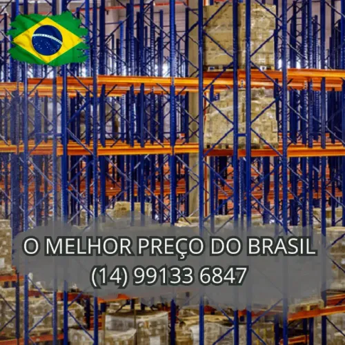 Porta palete estrutura de aço para estoque
