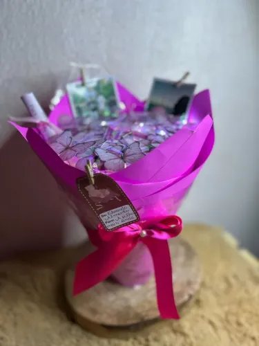 Buquê de borboletas personalizado 